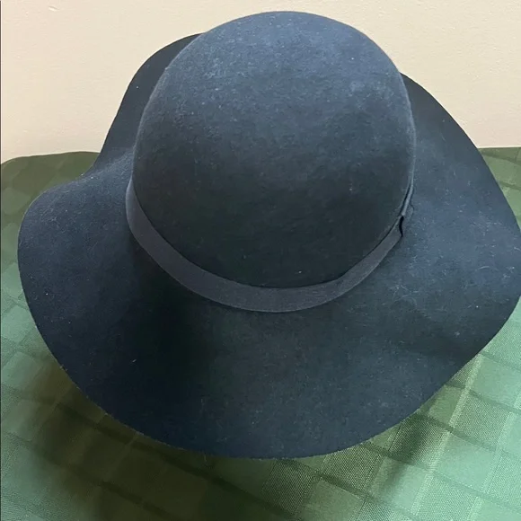 Cotton On Wide-Brim Felt Hat - Black - Picture 5 of 9